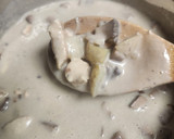 Foto del paso 5 de la receta: Crema de papa, portobello y pollo