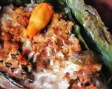 Foto langkah ke 7 dari resep Nasi Bakar Tuna Pedas.