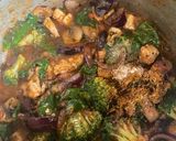 A picture of step 3 of Mixed vegetables Macaroni.