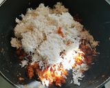 Une image de l'étape 8 de Riz frit au Kimchi.