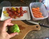 Foto del paso 1 de la receta: Penne tricolor con hortalizas