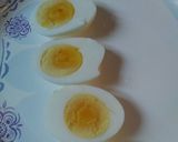 A picture of step 2 of Simple deviled eggs.