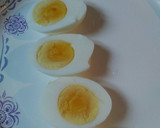 A picture of step 2 of Simple deviled eggs.