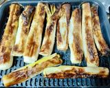 Foto del paso 2 de la receta: Crema de calçots asados en airfryer con champiñón y salsa "estilo romesco"