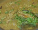 A picture of step 6 of Bisibelabath(Tamilnadu style)variety vegetables,rice,tuvar dal.