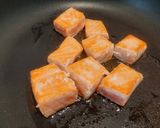 玉米筍搭香煎鮭魚排的食譜步驟2照片
