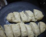 A picture of step 4 of Layered mathri.