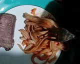 Foto del paso 8 de la receta: Fettuccine arrabiata acompañado de solomillo flameado. 👨🍳
