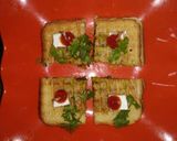 A picture of step 7 of Mini Grilled Toast.
