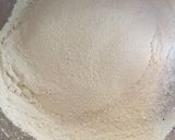 A picture of step 5 of Peanut butter cookies.