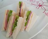 A picture of step 6 of ✿Ham and Cheese Sandwich✿.