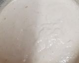 A picture of step 2 of Proso Millet Cone Dosa. (Topi Dosa).