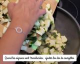 Une image de l'étape 3 de Lasagne blanche courgettes, saumon, mozzarella.