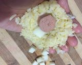 Foto langkah ke 2 dari resep Cheesy Rice Ball.