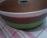 Foto langkah ke 8 dari resep Puding Busa Coklat Pandan.