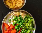 A picture of step 1 of Khichidi.