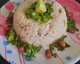 A picture of step 4 of Upma.