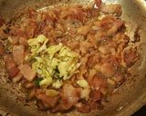 A picture of step 14 of Roast Chicken Thighs in a Sautéed Mushroom Parmasan Garlic Cream.