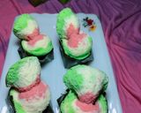 Foto langkah ke 7 dari resep Bolu Kukus Mekar dalam Takir.