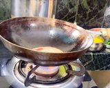 A picture of step 2 of Palak dal.