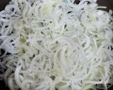 A picture of step 1 of Traditional Persian Dargaz-Style Chicken Yakhni (Caramelized Onion Chicken).