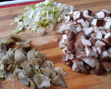 Foto del paso 2 de la receta: Espirales con shitaki y alcachofas