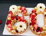 Foto del paso 7 de la receta: Tarta número con frutas