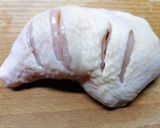 Gremolátás fűszervajas csirke, színes körettel és salátával recept fázis 2 fotója