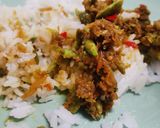 Gambar langkah 6 resipi Sambal ikan bilis petai.