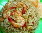 Foto langkah ke 4 dari resep Nasi Goreng Udang.