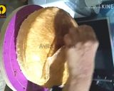 A picture of step 8 of Basc sponge for all tye of cakes.