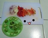 Foto langkah ke 2 dari resep Ikan peda Tumis pete.