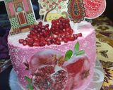 عکس مرحله 1 از دستور کیک شب یلدا☃️🍉