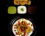 A picture of step 5 of Farali Red Potato Tikki Chaat.