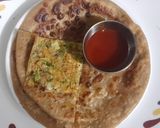 A picture of step 7 of Cauliflower paratha.