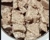 A picture of step 5 of Coconut panjiri.