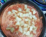 A picture of step 4 of Carnitas in Red Sauce.