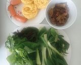 Hình bước làm 1 của món Mì xào đơn giản cho bữa sáng bận rộn