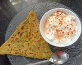 A picture of step 7 of Methi Aloo paratha.