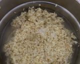 A picture of step 3 of Lapsi moong dhal dosa.