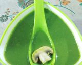 A picture of step 13 of Spinach and mushroom soup.