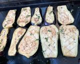 Une image de l'étape 6 de Aubergines grillées marinées en sucré salé.