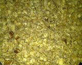 A picture of step 3 of Rolled oat pie crust.