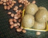 A picture of step 5 of Peanut Ladoo.