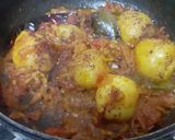 A picture of step 11 of Bengali Alur Dom With Luchi (veg sabzi and luchi).