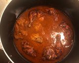 A picture of step 5 of Chicken curry.