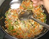 A picture of step 8 of Desi Chinese noodles.