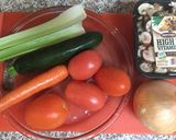 A picture of step 1 of Spaghetti Zucchini Bolognese.