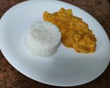 Foto del paso 6 de la receta: Pollo con curry y arroz Basmati