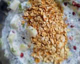 A picture of step 3 of Tadka Oats with Chia seeds.